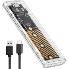 Корпус для SSD M2 NVMe AXFEE USB Type C 10 Гбит с поддержкой 2230 2242 2260 2280 без SSD